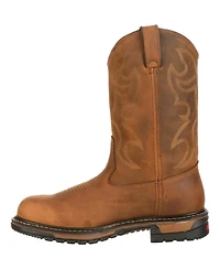 Rocky Men's Original Ride Branson Steel Toe Waterproof Western Boots