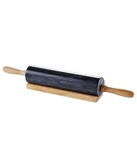 Artifacts Trading Company Marble Rolling Pin with Wooden Handle