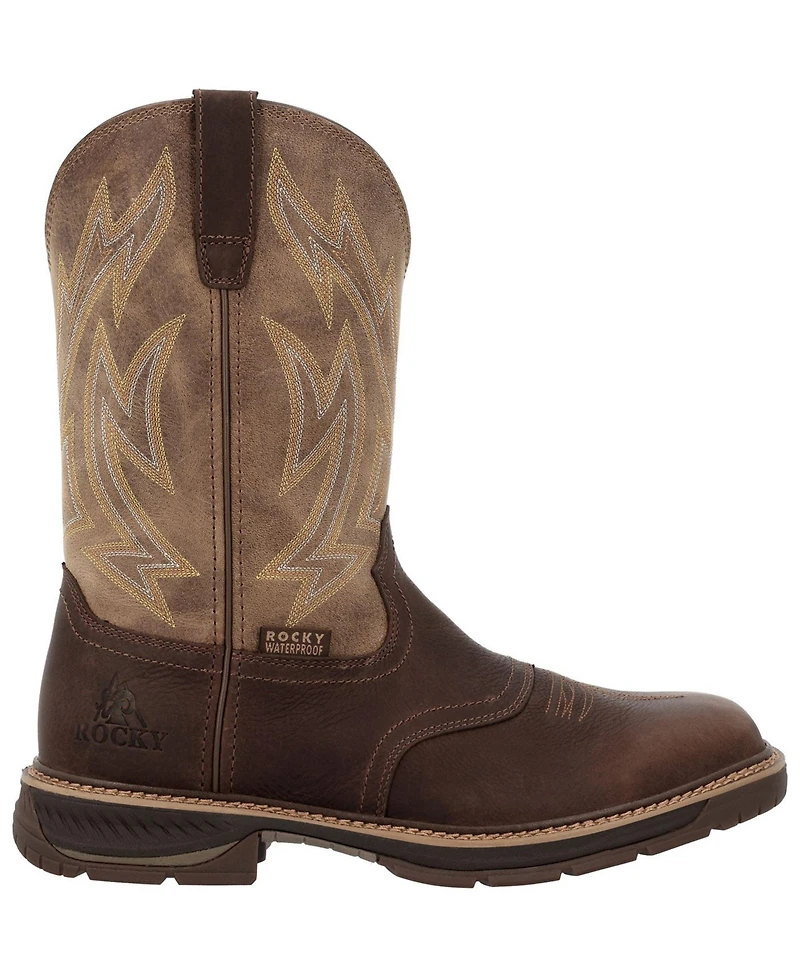 Rocky Men's Ride Lte Waterproof Western Boot