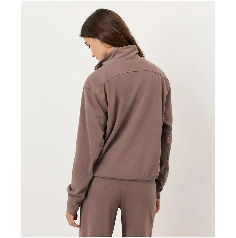 Pact Women's Cloud Knit Quarter Zip Made with Organic Cotton