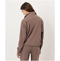 Pact Women's Cloud Knit Quarter Zip Made with Organic Cotton