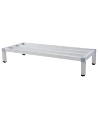 Homfan Heavy Duty Aluminum Storage Rack - Rust-Resistant Organizer with Non-Slip Feet,for Bathroom