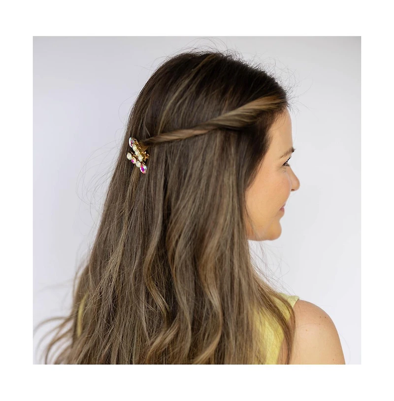 Headbands of Hope Women's Small Barrette Hair Clip - White