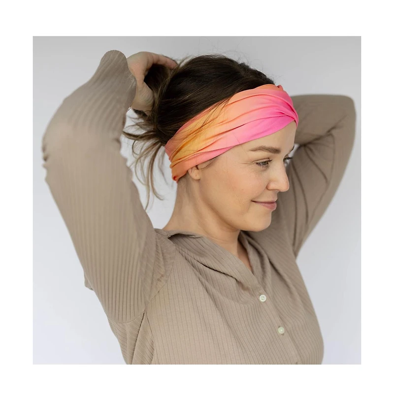 Headbands of Hope Women's Limited Edition Luxe Tube Turban - Sunset Ombre