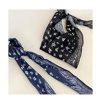 Headbands of Hope Women's Ponytail Hair Scarf - Blue Paisley