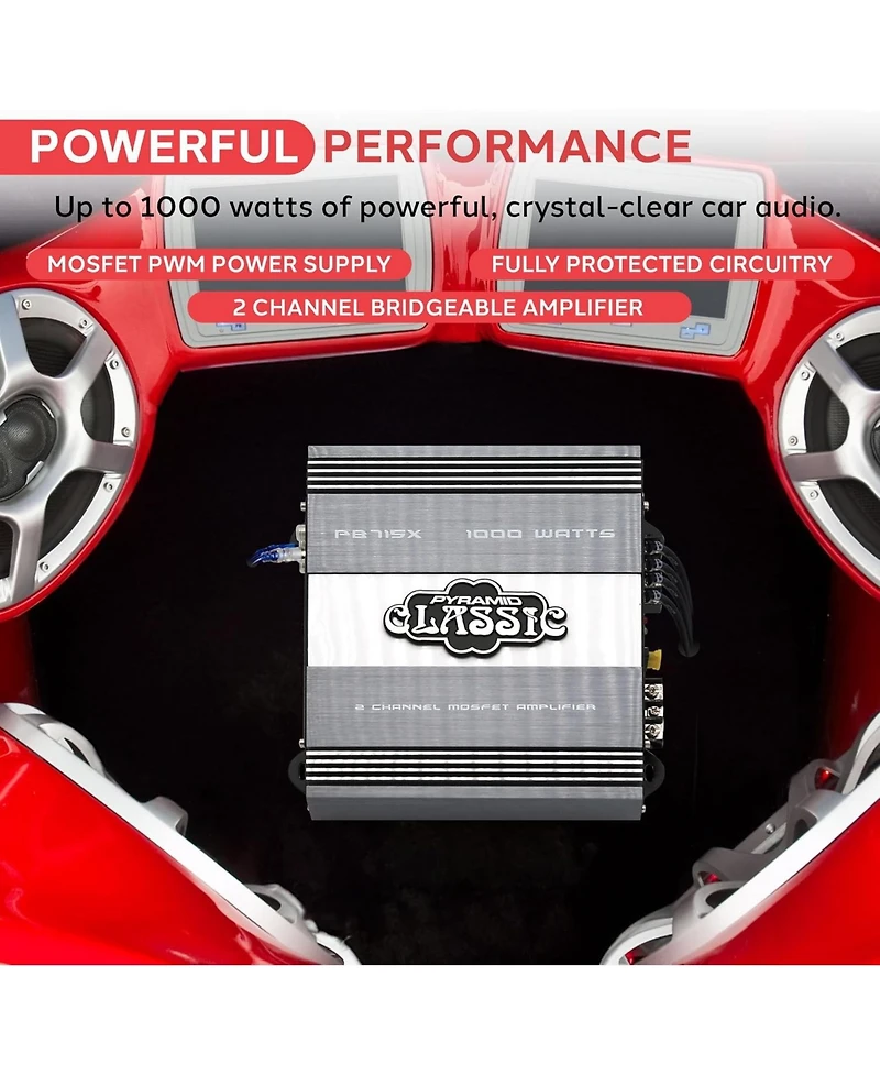 Pyle Pro 7-Band Graphic Equalizer with Spectrum Analyzer Display PB715X