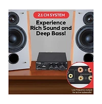 Pyle 2.1 Ch Compact Bluetooth Stereo Power Amplifier System