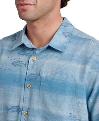 Quiksilver Waterman Men's Short-Sleeve Go Fish Shirt