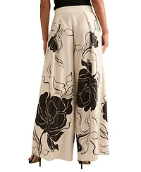 Muse Women's Front Pleat Wide-Leg Pants