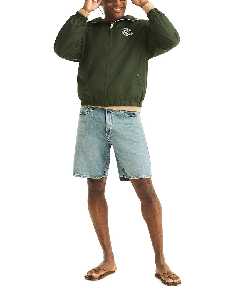 Nautica Men's Crest Logo Nylon Jacket