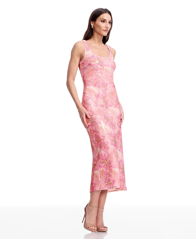 Dress the Population Women's Sleeveless Midi