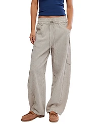 Free People Women's Something Good Striped Cotton Pants