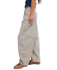 Free People Women's Something Good Striped Cotton Pants