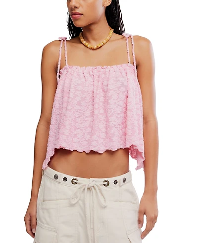 Free People Women's Sleeveless Briana Square Neck Tank Top