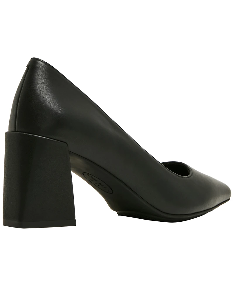 Anne Klein Women's Relena Leather Slip-On Pumps