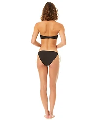 CeCe Women's Bow Bandeau Neck Bikini Top