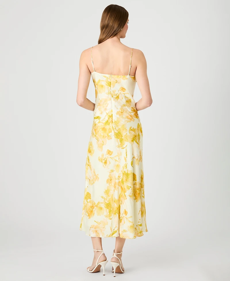 French Connection Women's Printed Cowl Neck Dress