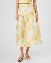 French Connection Women's Printed Midi Skirt
