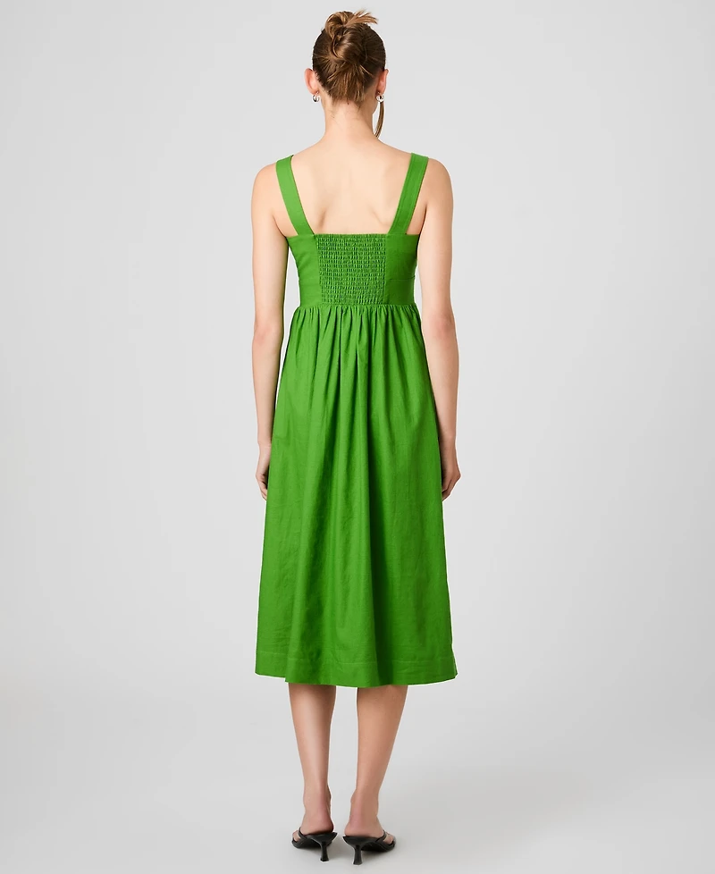 French Connection Women's Sleeveless Sweetheart Neck Dress