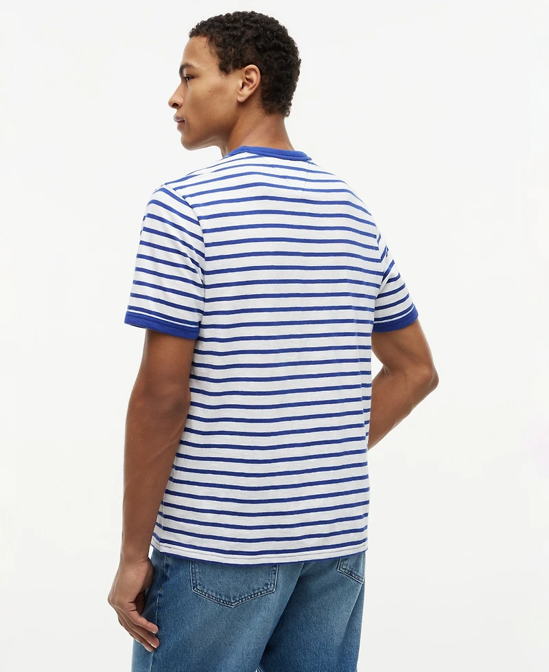 Tommy Hilfiger Men's Slub Yarn-Dye Stripe T-Shirt