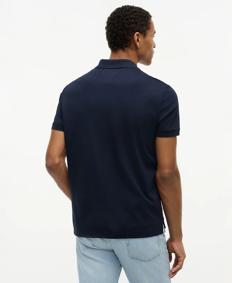 Tommy Hilfiger Men's Liquid Cotton Zip Polo Shirt