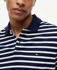 Tommy Hilfiger Men's Stripe Regular-Fit Polo Shirt