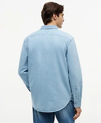 Tommy Hilfiger Men's Denim Embroidered Logo Shirt