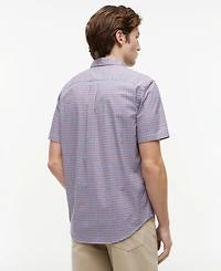Tommy Hilfiger Men's Oxford Multi-Gingham Short-Sleeve Shirt