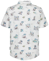 Quiksilver Boys' 8-20 Short-Sleeve Button-Down Shirt