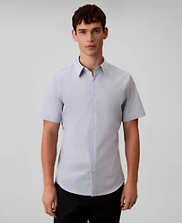 Calvin Klein Men's Solid Short-Sleeve Shirt