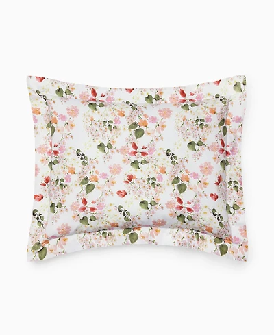 Sferra Petali Floral Cotton Sham, Standard
