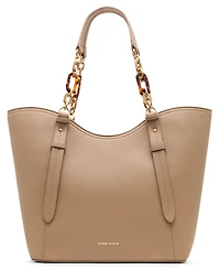 Anne Klein Medium Tortoise Chain Tote Handbag