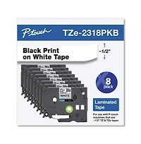 Brother P-Touch Series Standard Adhesive Laminated Labeling Tape