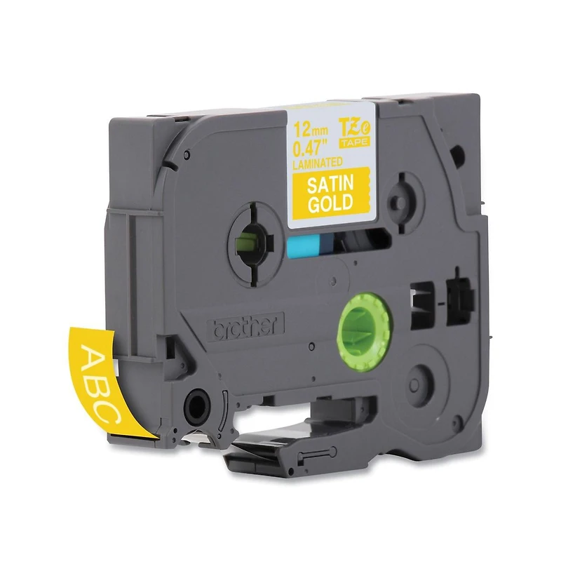 Brother P-Touch TZEMQ835 0.47 in. x 16.4 ft. Standard Adhesive Laminated Labeling Tape