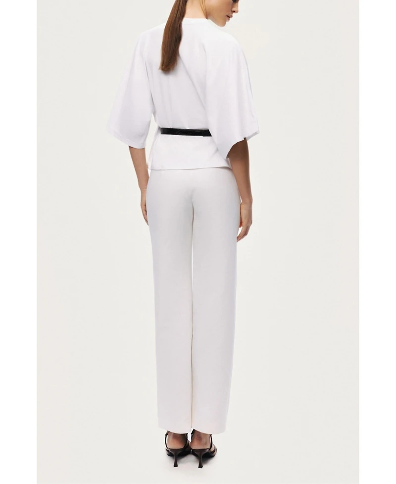 Nocturne Women's Belted Oversized T-Shirt