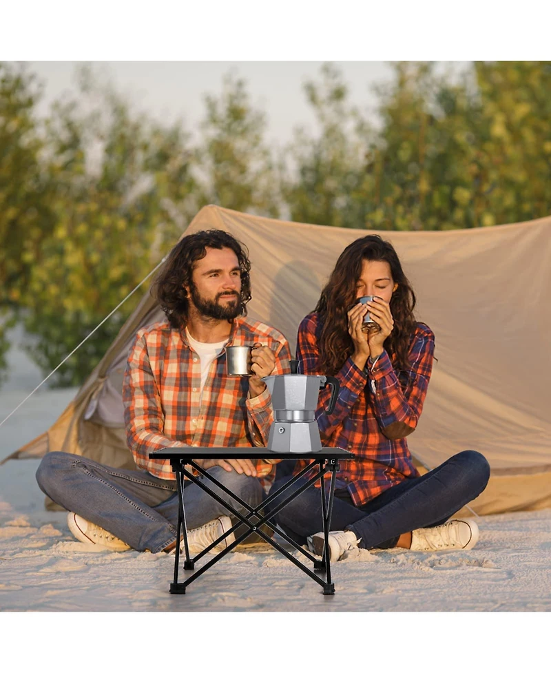 Gnuadz Camping Folding Table Portable Aluminum Outdoor Picnic Beach Camping Outdoor Recreation Gear