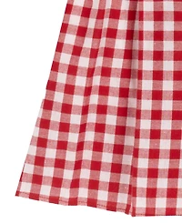 Rare Editions Girls' 4T-6X Gingham Dress with Bow Detail