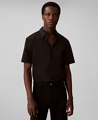 Calvin Klein Men's Solid Short-Sleeve Shirt