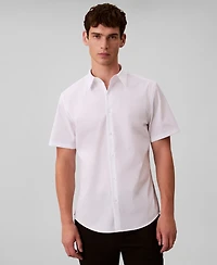 Calvin Klein Men's Solid Short-Sleeve Shirt