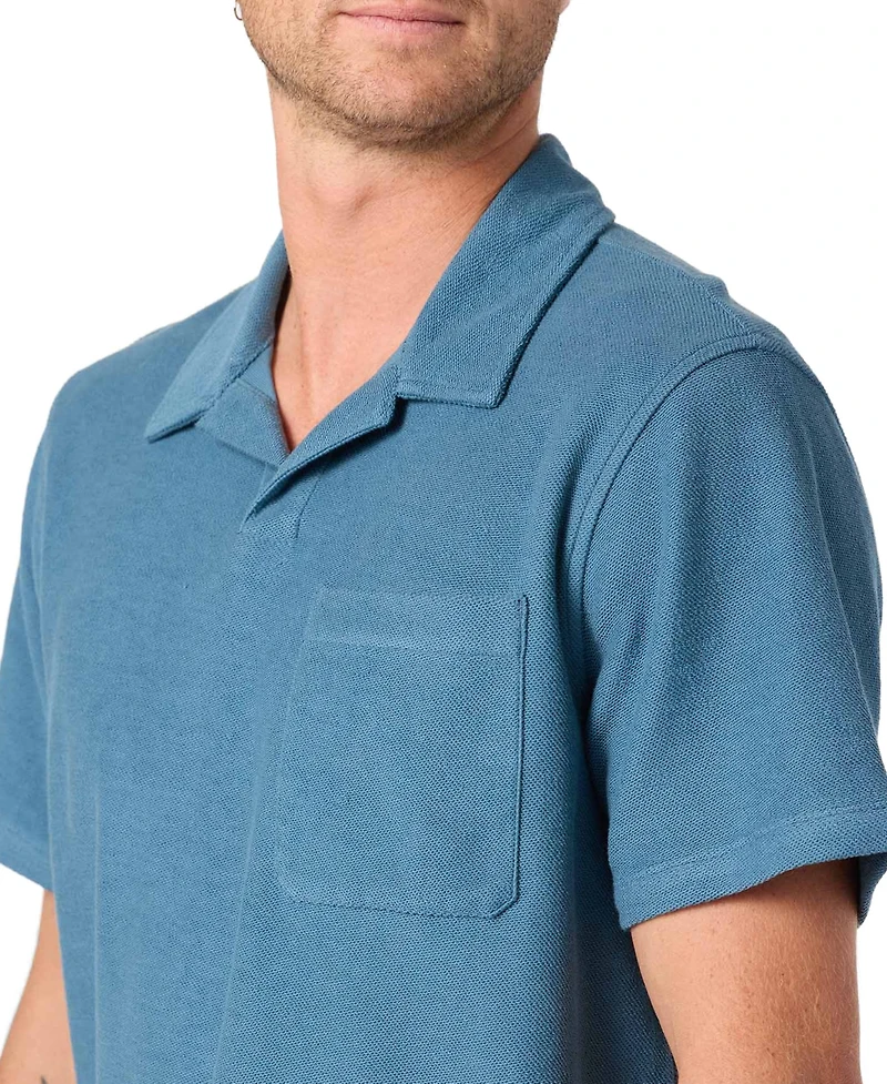 O'Neill Men's Knit Camp Collar Polo Shirt