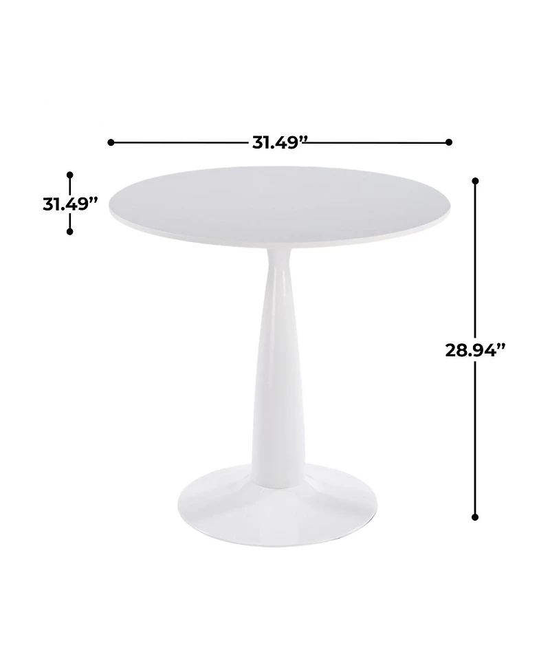 Streamdale Furniture Tulip-Style Minimalist Dining & Coffee Table