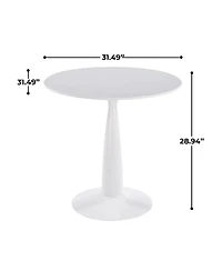 Streamdale Furniture Tulip-Style Minimalist Dining & Coffee Table