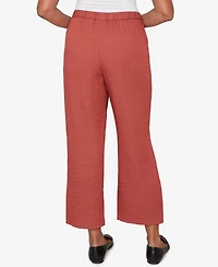 Alfred Dunner Women's Spice Market Wide-Leg Pull-On Ankle Pants
