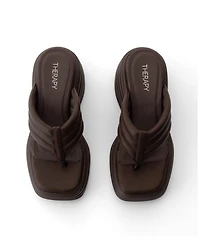 Therapy Australia Women's Flames Square Toe Wide Wedge Sandal