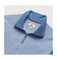 Surfsidesupply Men's Bobby Stripe Fleece Quarter Zip