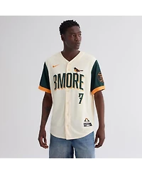 Nike Men's Jackson Holliday Natural Baltimore Orioles 2026 City Connect Stadium Jersey