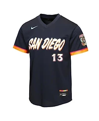 Nike Big Boys and Girls Manny Machado Black San Diego Padres 2026 City Connect Stadium Jersey