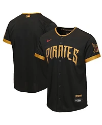 Nike Big Boys and Girls Black Pittsburgh Pirates 2026 City Connect Stadium Jersey