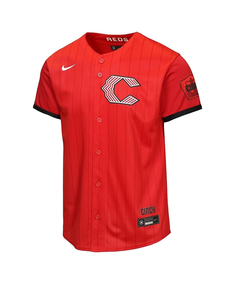 Nike Big Boys and Girls Red Cincinnati Reds 2026 City Connect Stadium Jersey