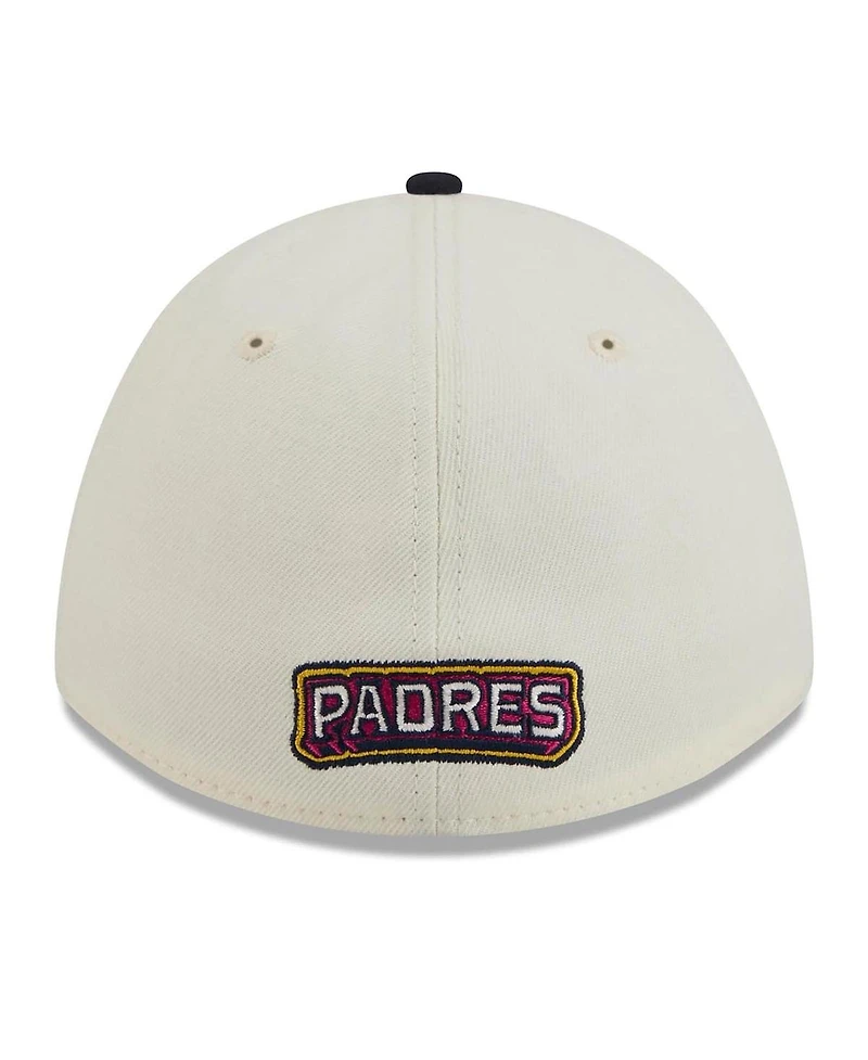 New Era Men's Cream/Navy San Diego Padres 2026 City Connect M-Crown 39THIRTY Flex Hat